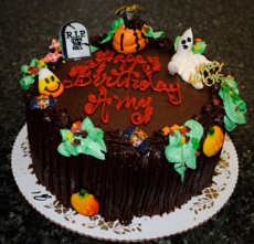 Halloween Birthday Cake